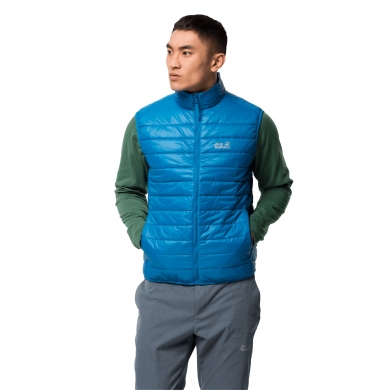 Jack Wolfskin Steppweste JWP (leicht, winddicht, warm wattiert) blau Herren